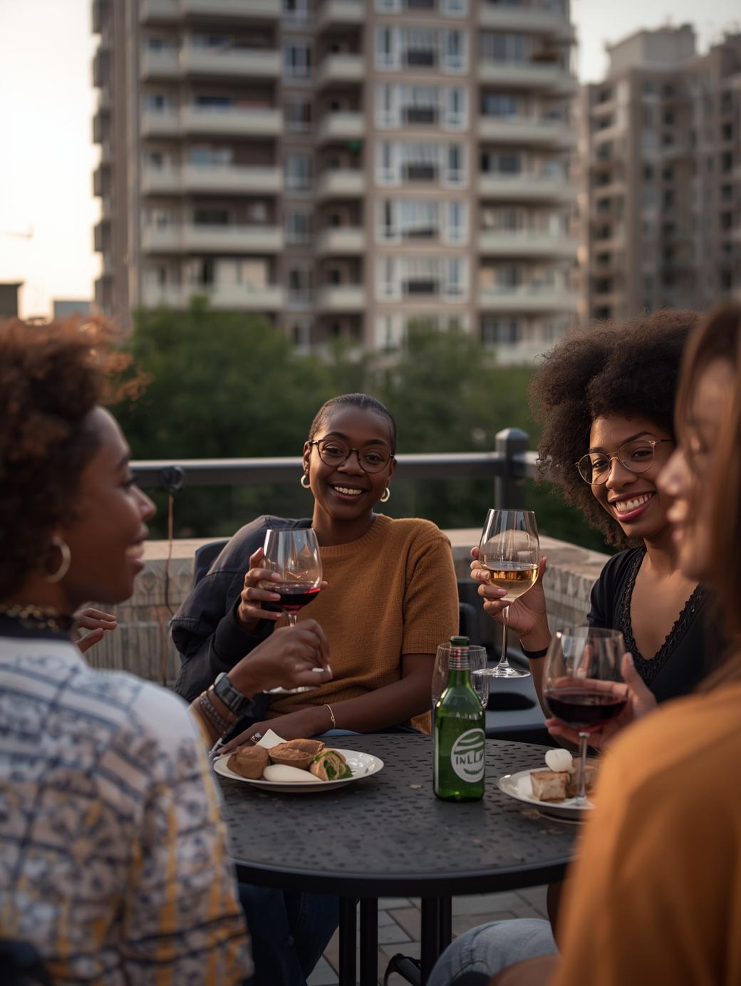 Bunch for residential buildings — neighbors posting casual plans